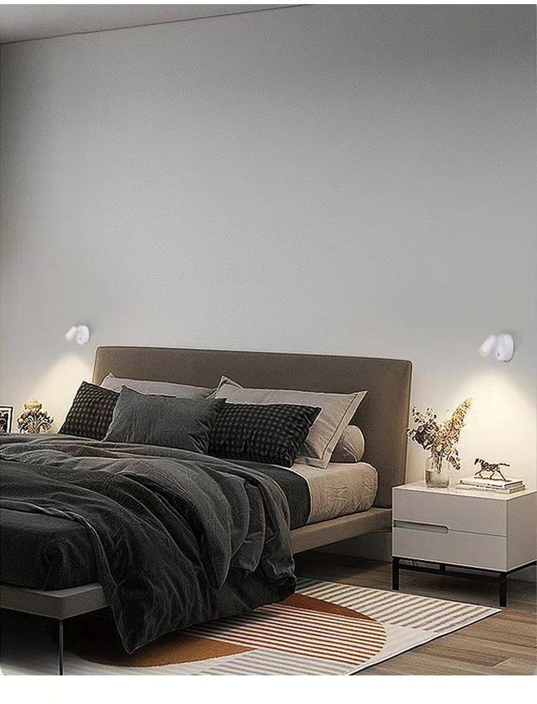 USB Rechargeable Magnetic Wall Light: Wireless Spotlight & Night Light for Corridors