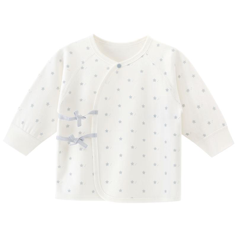 Huhu Cotton Newborn Long Sleeve Wrap Top L