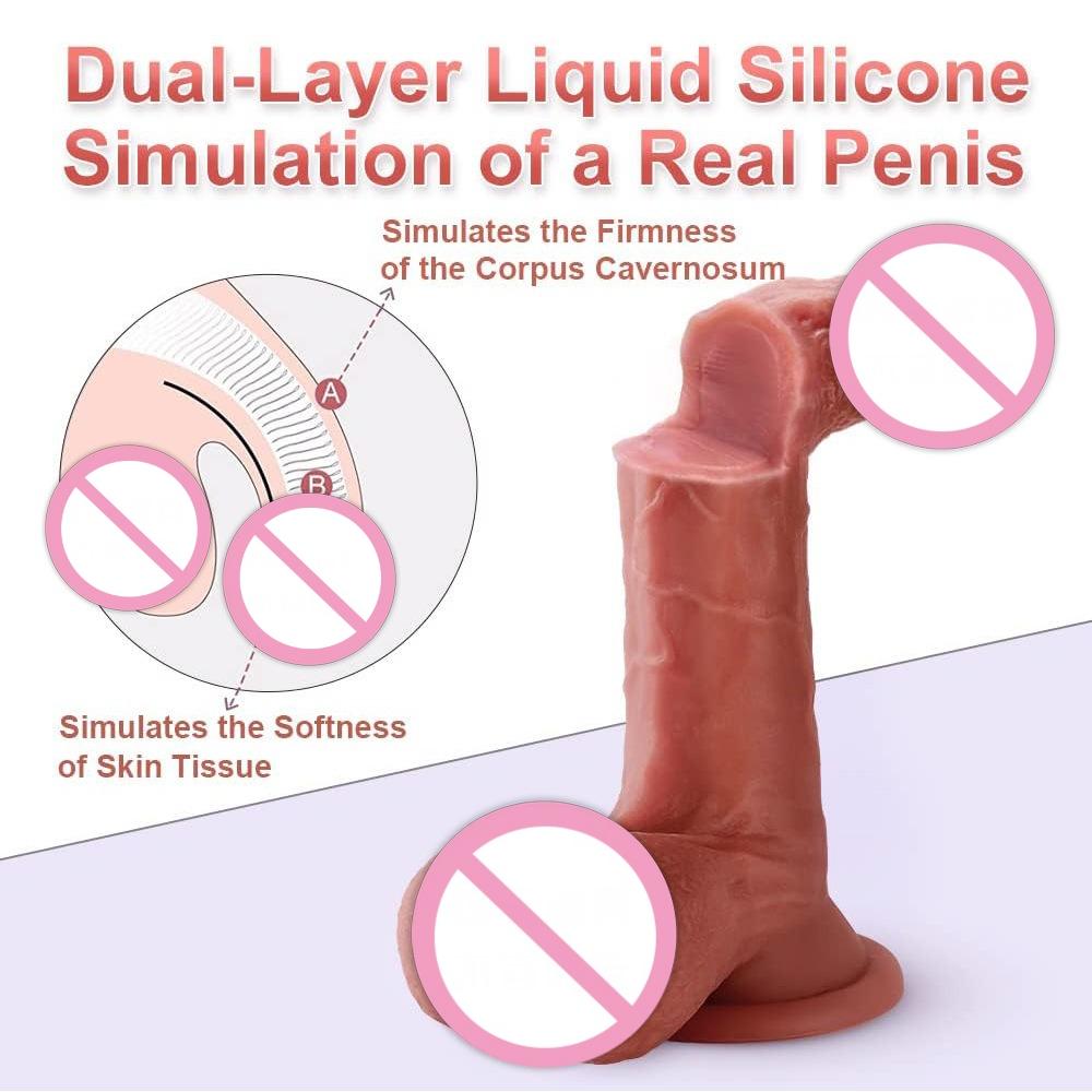 Adult Sex Toys Realistic Penis Dildo Big Dick Penetration Anal Plug Vagina Masturbator G-spot Stimulator Sex Product Suction Cup