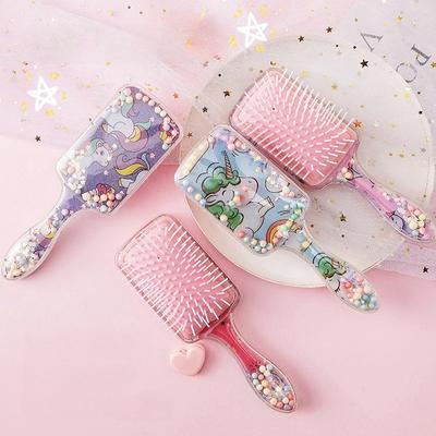 Niedlicher glitzernder TT-Haarpflegekämme, hochwertiger Anti-Knoten-Massage-Haarkamm, Cartoon-Friseurkamm für Kinder, Kinder, Frauen, Mädchen