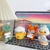 Positive Potato Desk Accessories Crochet Ornament Kawaii Woven Figurine Desktop Offices Accessories Gift for Children Room Decor