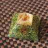 9Dzine Energy Generator Crystal Peridot Orgone Pyramid for EMF Protection Peridot Raw Chips Orgone Pyramid for Vastu Correction Aura Cleansing St