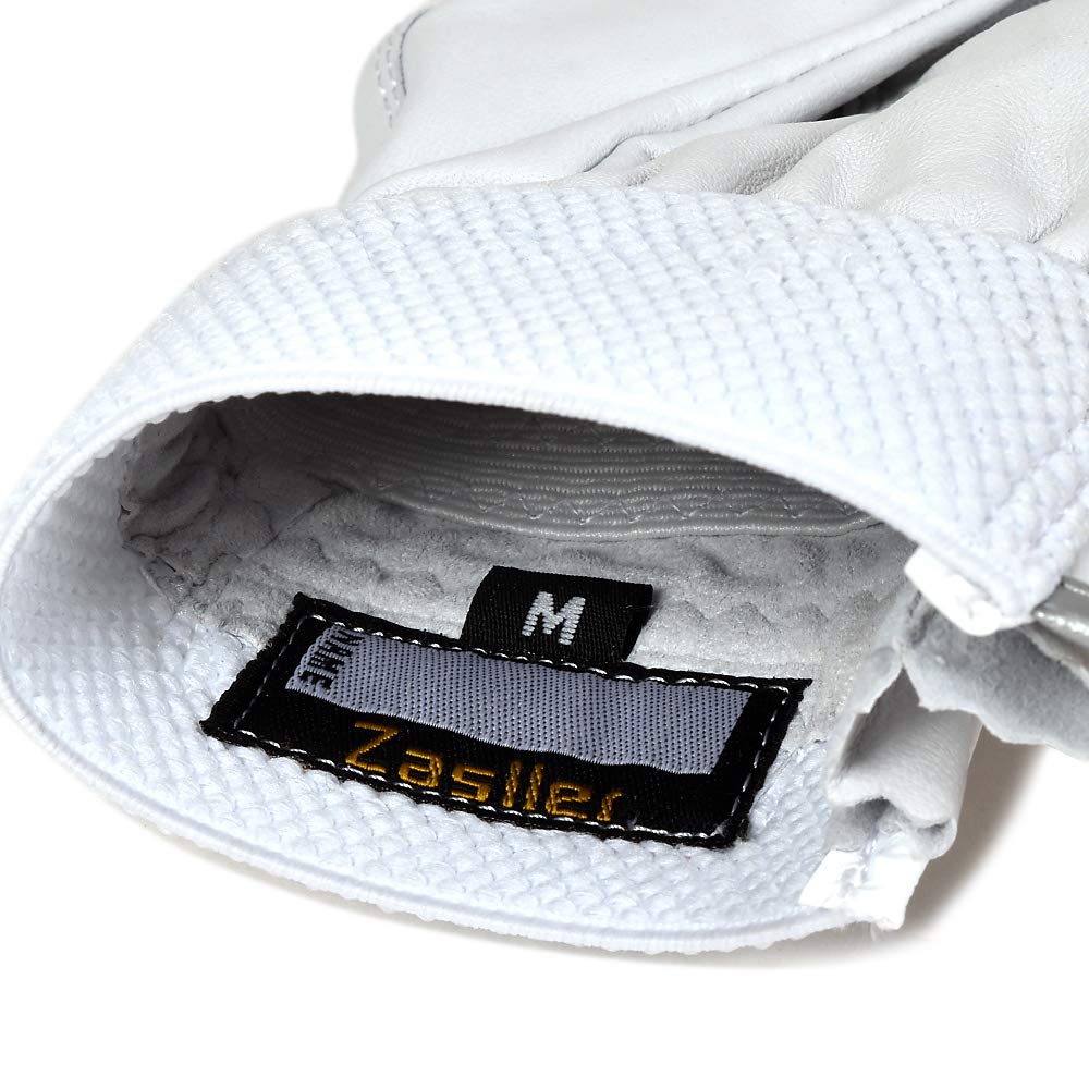 Zasler Soft Sheepskin Rescue and Firefighting Large ZFG-17 Gloves, White,