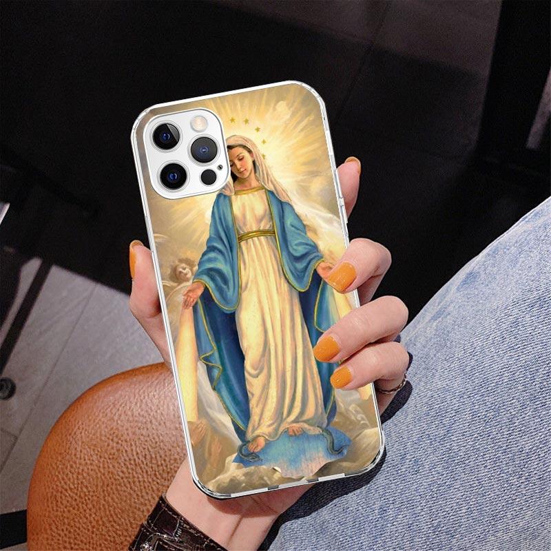 Virgin De Guadalupe Virgen Mary Phone Case For iPhone 17 Air 16 Pro Max 16E 15 + 14 Plus 11 12 13 Mini 7 8 SE Gift Print Cover F