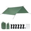 Waterproof Tarp Tent Shade Outdoor Camping Hammock Rain Fly UV Garden Awning Canopy Sunshade Ultralight 300x300cm