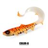 Spinpoler Firebomb Soft Swimbait 17.5cm 22cm Fishing Lure Long Wavy Tail Big Pike Bait Grub Seductive Swimming Action Rig Jig