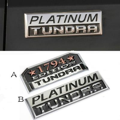 ABS Auto Side Tail Sticker for Toyota Tundra Platnum 1794 Edition 4X4 Letter Emblem 3d Exterior Nameplate Pickup New Refitting
