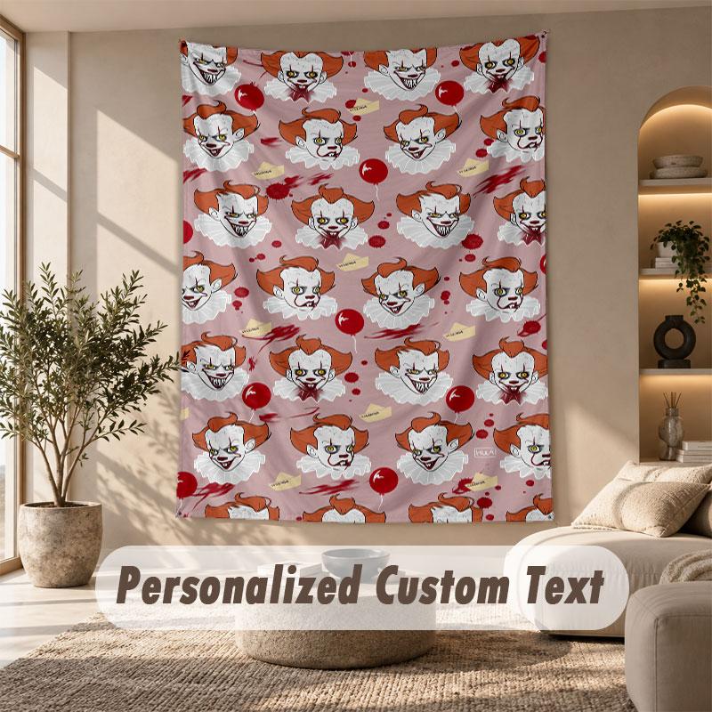 Wall Hanging Tapestry Art Cloth Bedroom Room Background DecorIT Pennywise