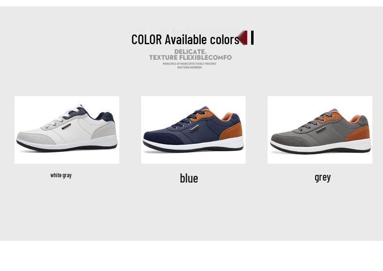 Spring Men's Non-slip Casual Walking Shoes - Soft Sole for Middle-aged and Elderly
