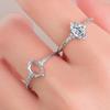 S925 Sterling Silver 5x7mm Oval Thin Ring French Retro Dove Egg Empty Setting DIY Ring