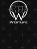 Westlife Westlife Outline Logo Graphic Shirt | Minimal Retro Boyband Fan Design Classic T-Shirt