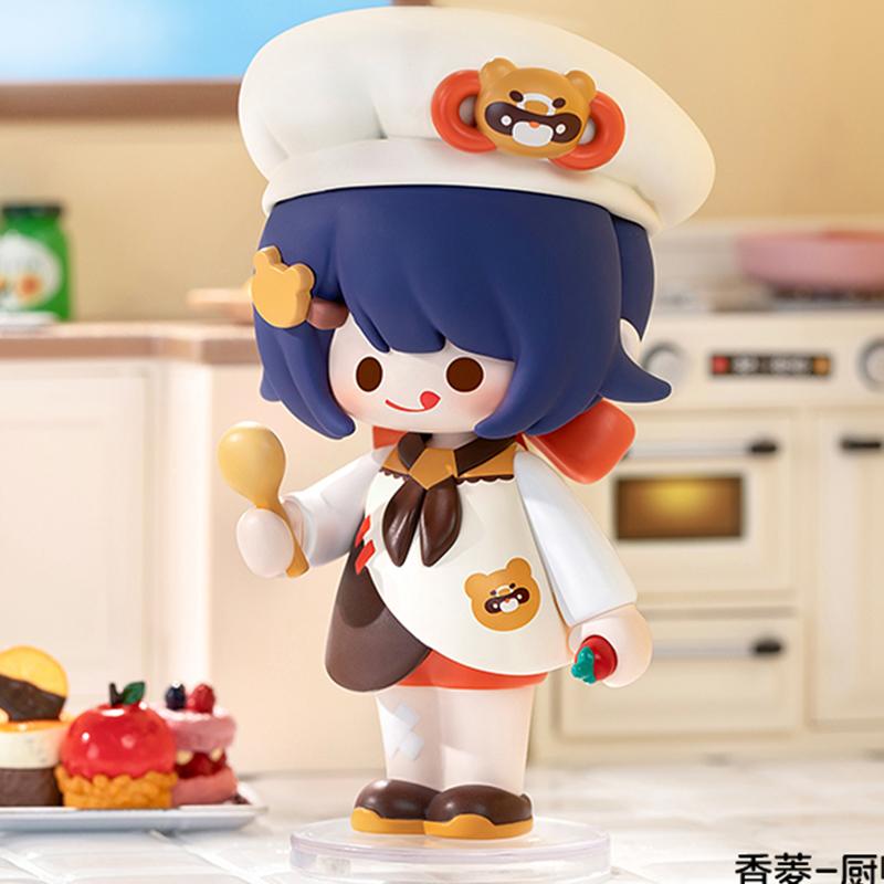 Original Genshin Impact Animation Game Peripheral Toys Hutao Albedo Barbara Tartaglia Anime Action Model Figures Collection