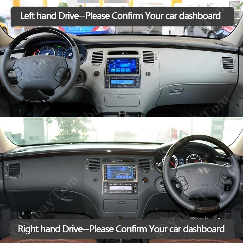 For Hyundai Grandeur Azera 2006 ~ 2011 Dashboard Cover Dash Board Mat Carpet Pad Sunshade Cushion Car Visor Accessories