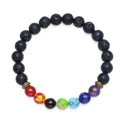 Healing Bracelet of the 7 Chakras In Natural Stones for Women