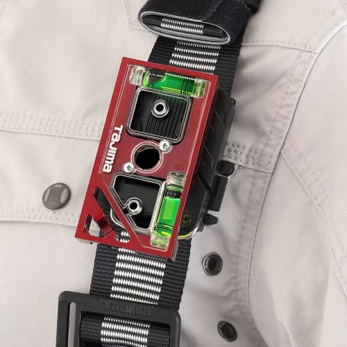 Tajima Sef System Detachable Level, Sef Electrician Level 93, Clear Red, SFDKL-C93R. Easy To Attach and Detach. Can Be Attached To a Belt Later. Easil