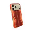 iPhone 17 Pro Max Red Snake Kevlar Phone Case - Premium Feel, Half-Wrapped Design for Apple 16/15