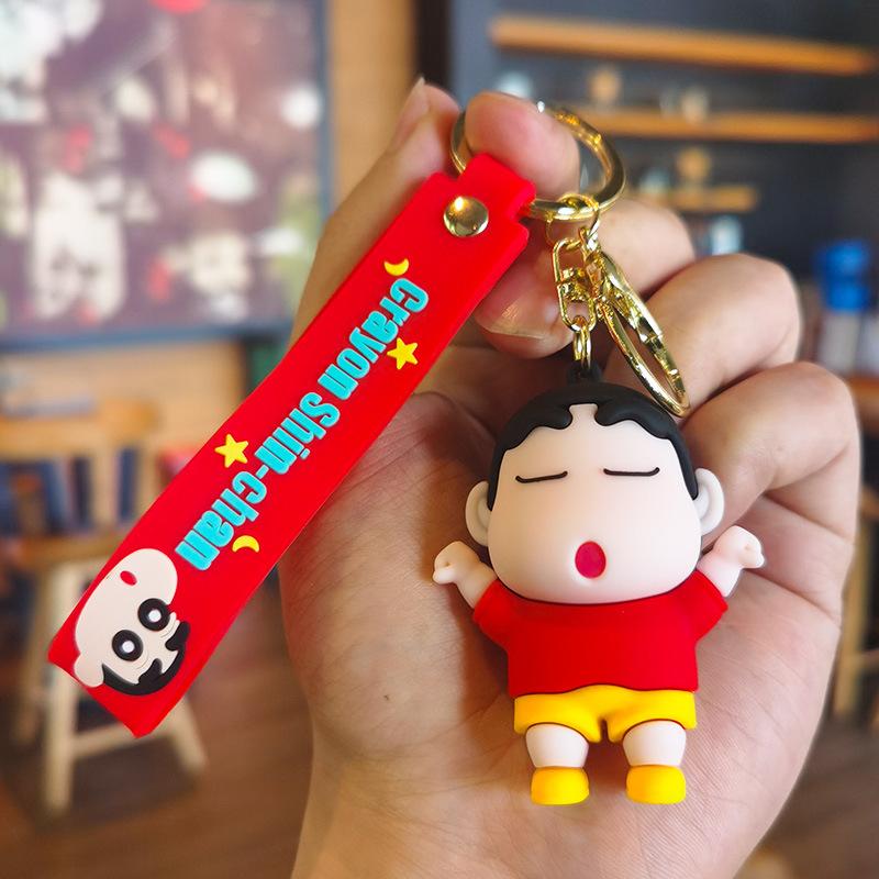 

New Crayon Shinchan Keychain Cartoon Japanese Anime Cute Couple s Bag Car Keychain Accessory Cute Personalized Gifts Y2k Fashion
