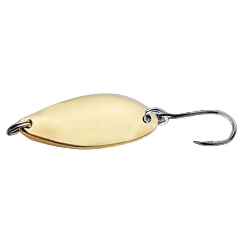 Metal Jig Spoon Lures Trouts Fishing Spoon Lures Sequins Baits Single Hook Hard Metal Baits for Outdoor Fishing