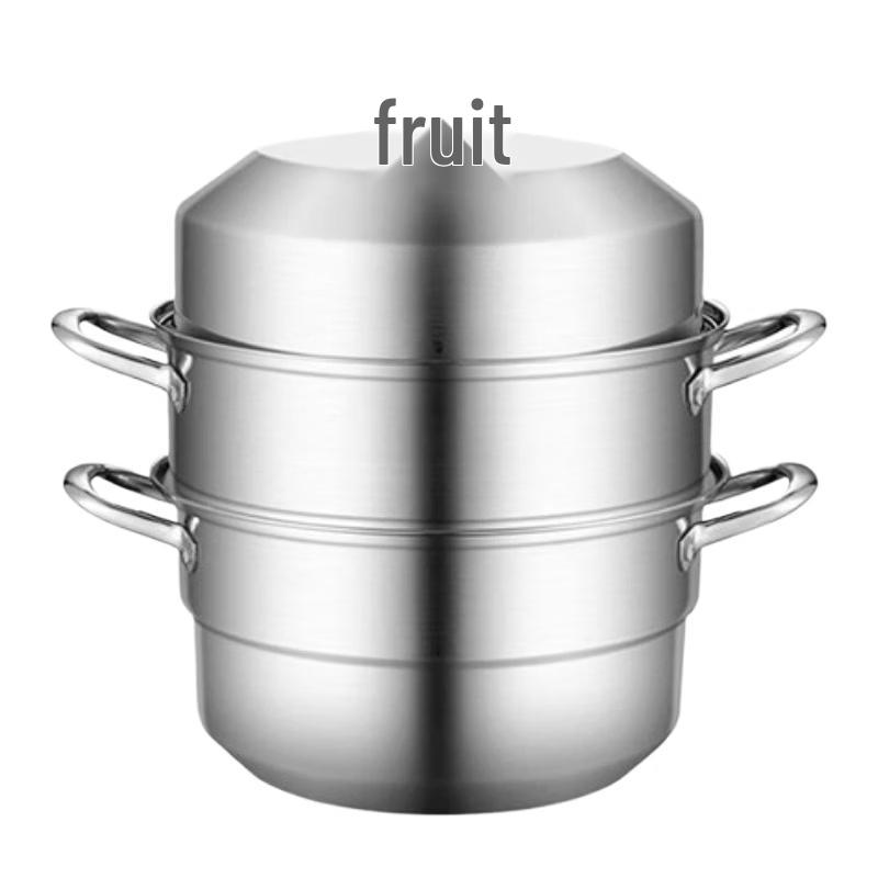 Sule 28CM 3-Layer 304 Stainless Steel Induction Steamer Pot