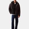Calvin Klein Solid Color Comfortable Drawstring Hooded Windbreaker Men Outerwear Black 40EM585-001