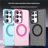 Magsafe Matte Case For Samsung Galaxy S25 S24 Ultra Plus S25 Edge S24 FE Case Magnetic Wireless Charging Shockproof Back Cover