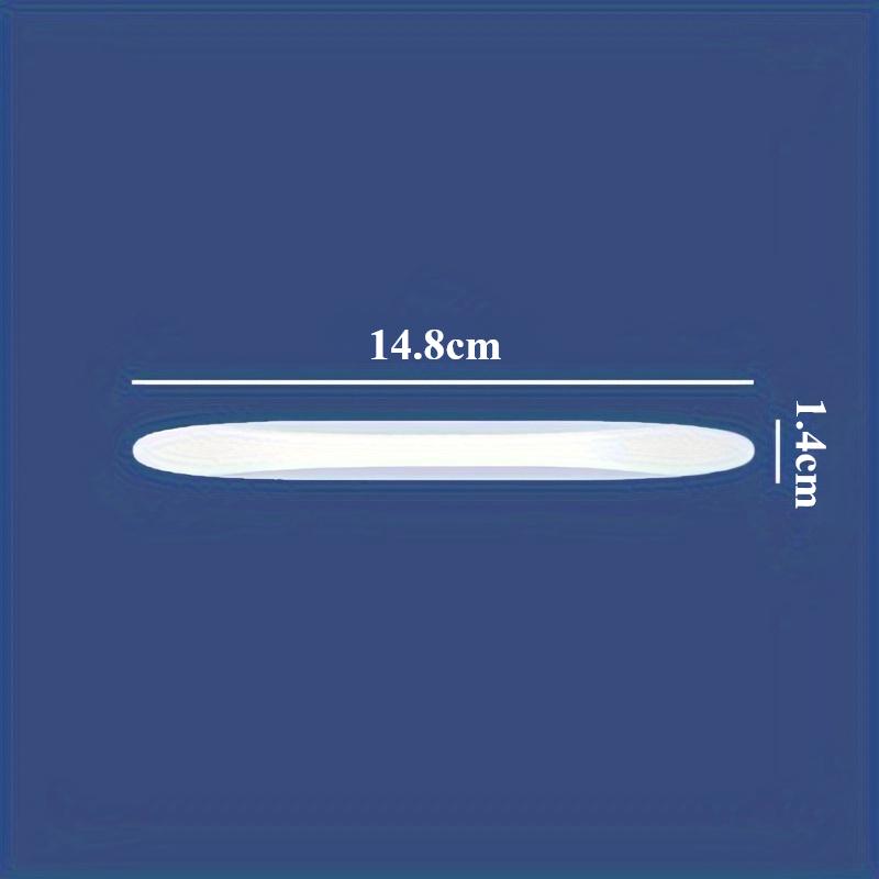 4Pcs Universal Car Door Bumper Edge Protection Strip Stickers Rearview Mirror Protection Car Sticker Strip Anti-collision Strips Interior Mirrors 6