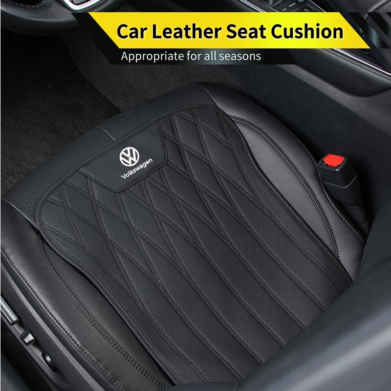 Car Leather Seat Cushion Universal Anti Slip Cover Auto Interior Accessories For Volkswagen VW Golf GTI Polo Passat Scirocco AY5