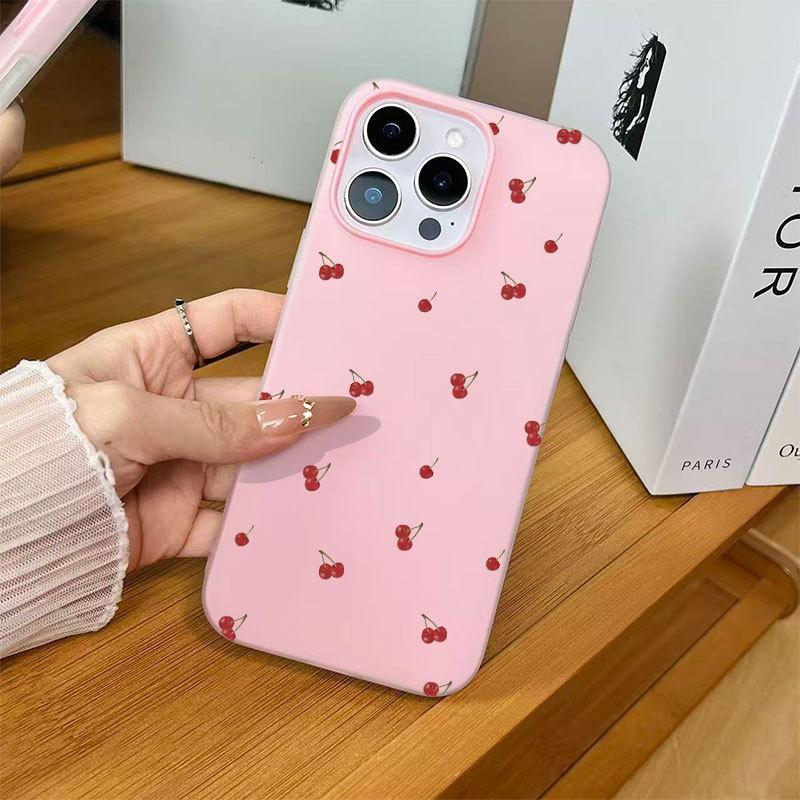 Jelly 2-in-1 Mobile Phone Case Is Suitable for Apple 17promax Cartoon Simple 14 15 16 Hard Case 16Pro.