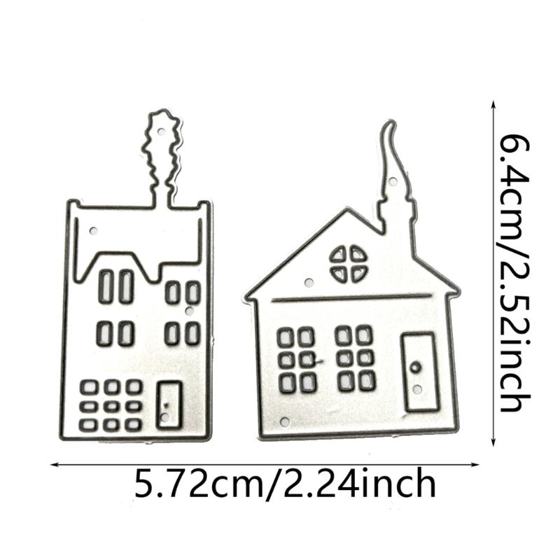 House Metal Cutting Dies DIY Craft Carbon Steel Embossing Template Stencil Scrapbooking for Card Die Cuts Mold