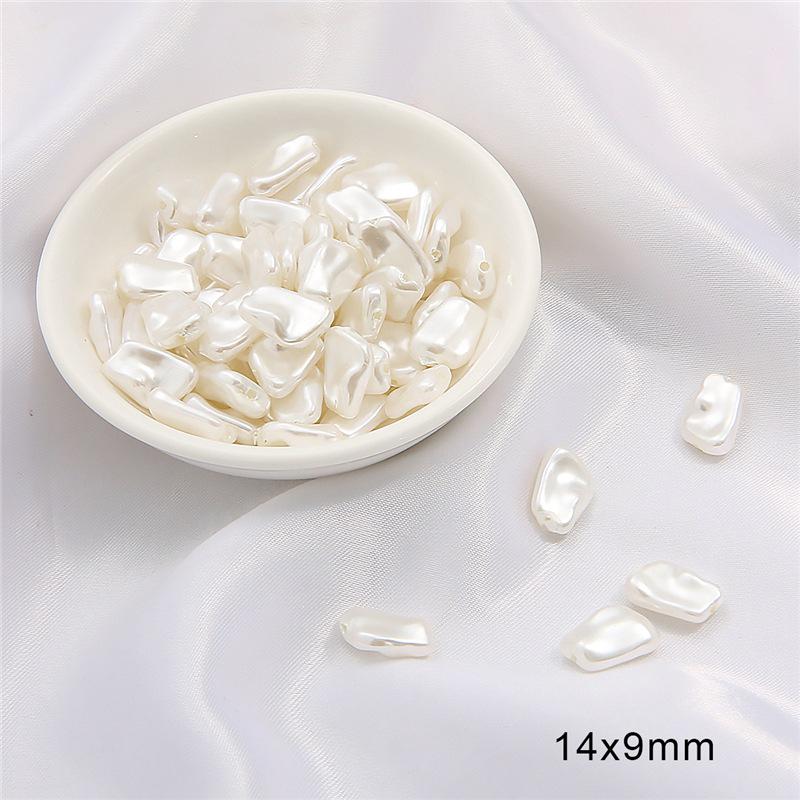 High-Gloss Irregular Imitation Pearl DIY Jewelry Kit - Bracelet, Pendant, Headdress Charms