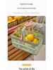 Collapsible Multifunctional Storage Basket for Kitchen, Shopping, and Picnic