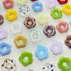 Iridescent Polka Dot Flower Beads for DIY Earrings, Bracelets, and Necklaces