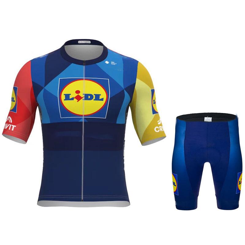 Summer Breathable Cycling Suit Set 2026 Team Cycling Jersey Set Bike Clothing Ropa Ciclismo Bicycle Wear Clothes Mens Short Maillot Culotte