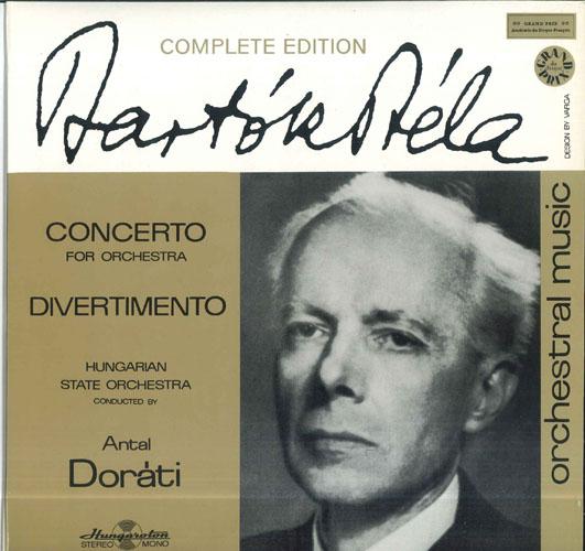 

LP Record BARTOK BELA HUNGARIAN STATE ORCHES Concerto For Orchestra Divertimen SLPX11437 HUNGAROTON Hungary Classical Used