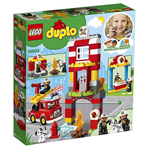 LEGO Duplo Shining! Sounding! Fire truck and fire station 10903