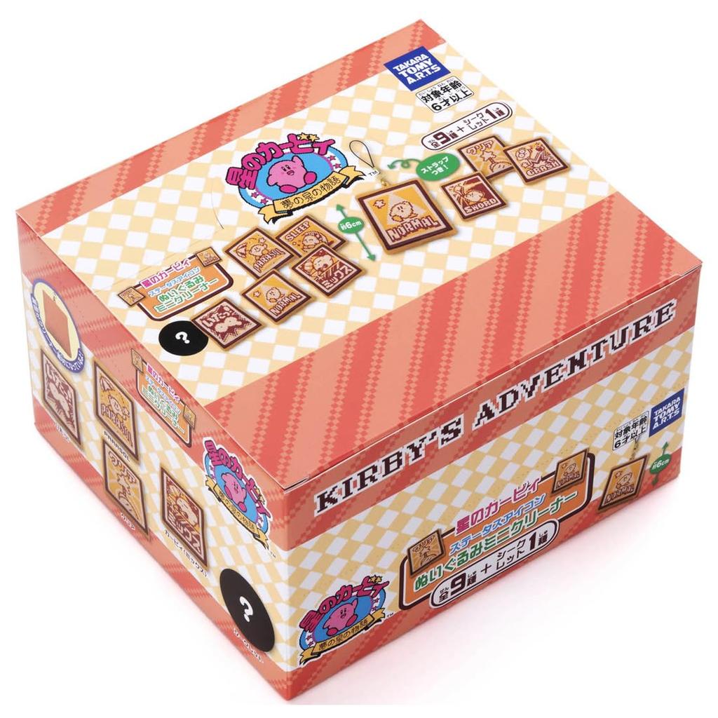 Kirby Status Icon Plush Mini Cleaner Box