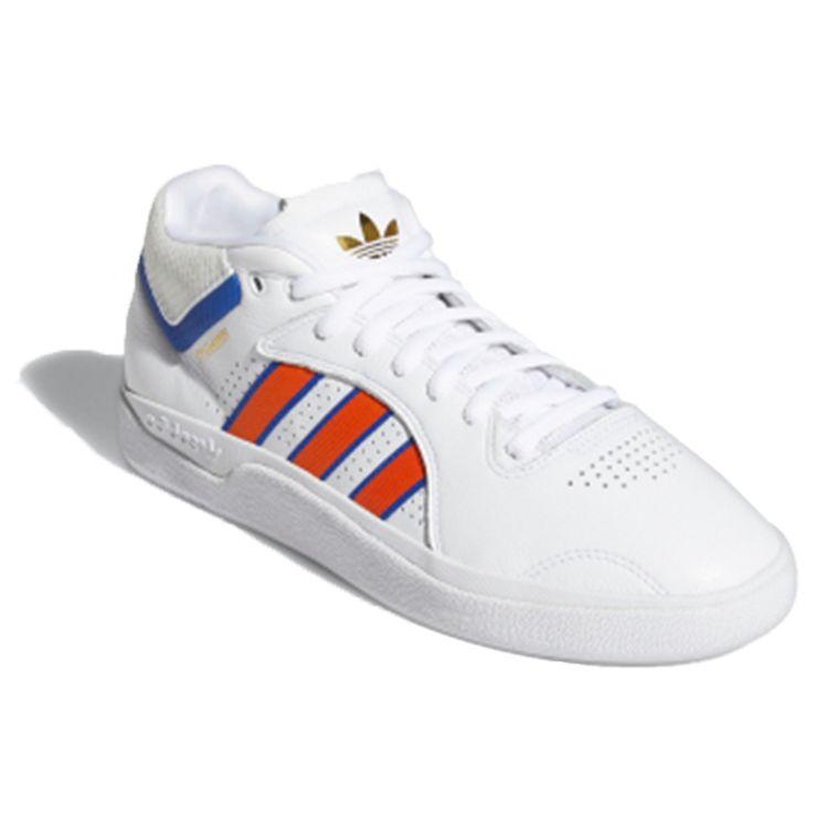Adidas Tyshawn White Orange Men Sneakers Cloud-White Royal-Blue FY7472