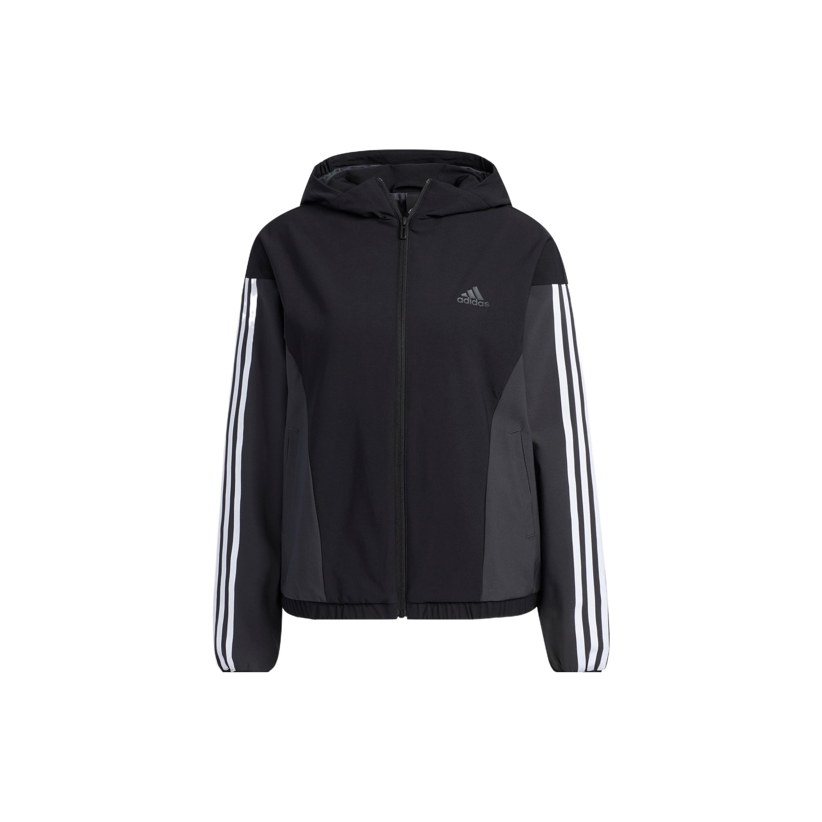 

New adidas Women s Must Have Woven Jacket Black HY2874 S