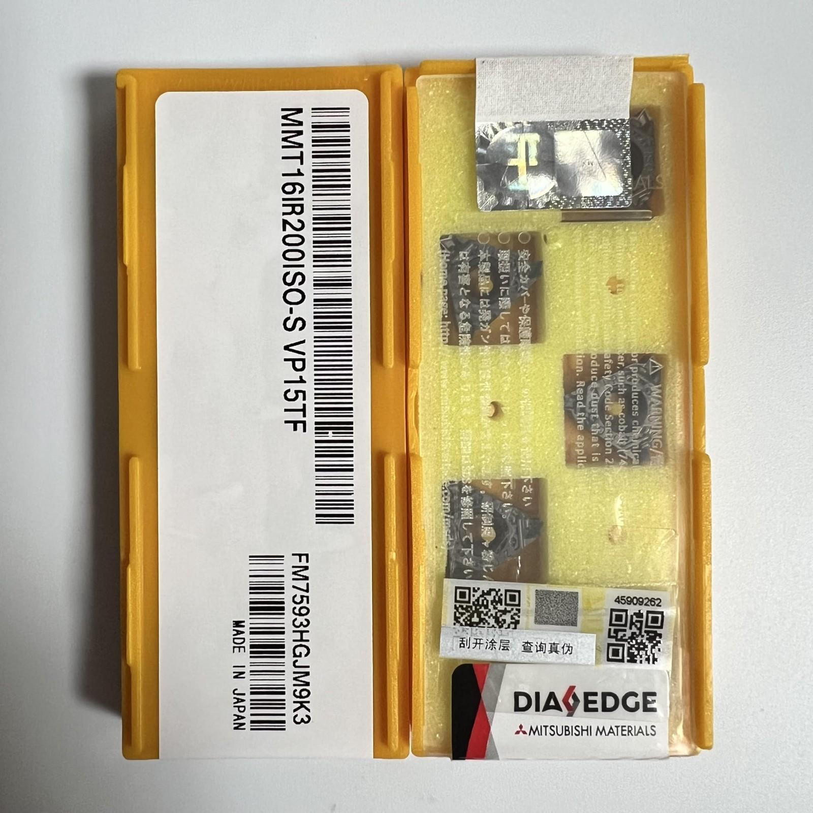 

MITSUBISHI / MMT16IR200ISO-S VP15TF / Carbide CNC Blade 10 Pcs