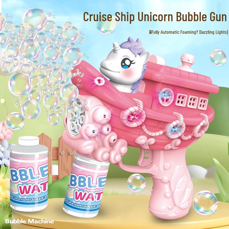 2025 Handheld Electric Bubble Blaster - Popular Kids' Toy
