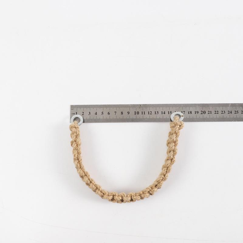 Nordic Hemp Rope Curtain Tiebacks, Handwoven Cotton, Versatile Style