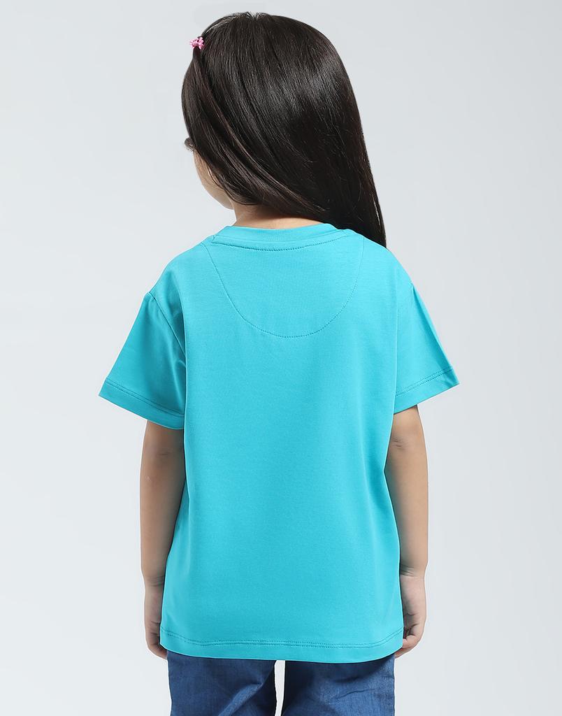 Monte Carlo Girls Solid Round Neck Top