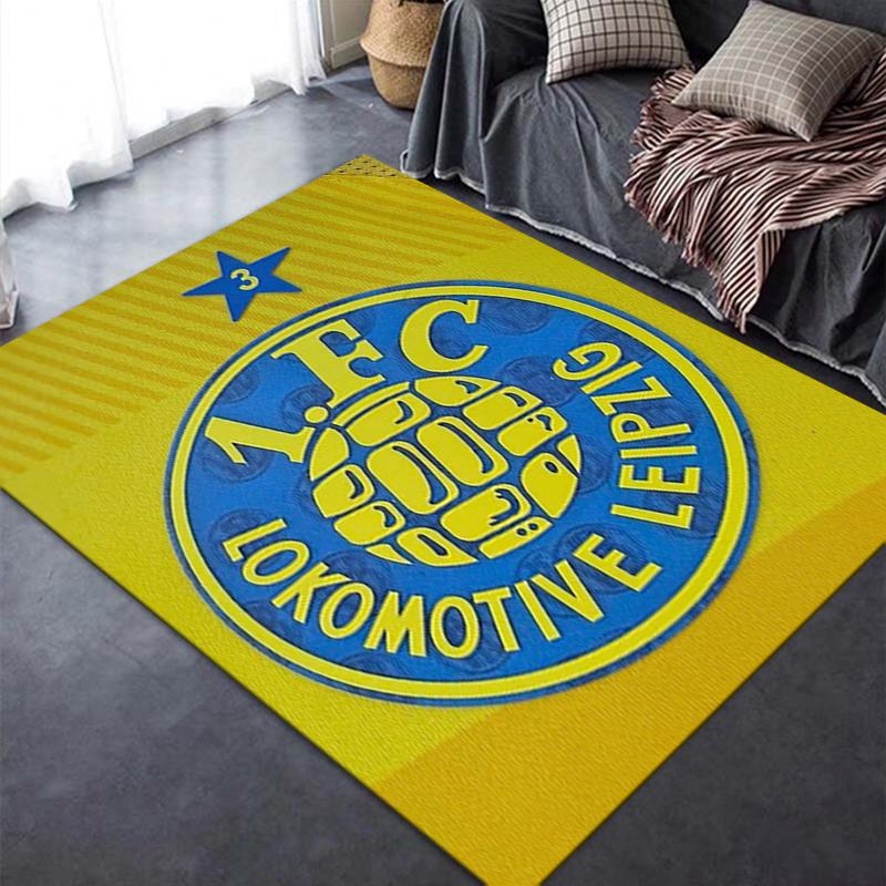2025 Neuer Lokomotive Leipzig Teppich für Wohnzimmer Schlafzimmer Zuhause Sofadekoration, Kinderspiel Rutschfeste Fußmatte 71