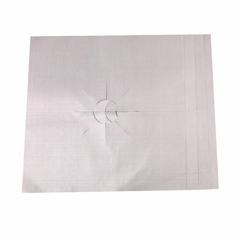 4 pcs Gas Stove Cooker Protectors Cover Liner Clean Mat Pad Gas Burner Covers ARI