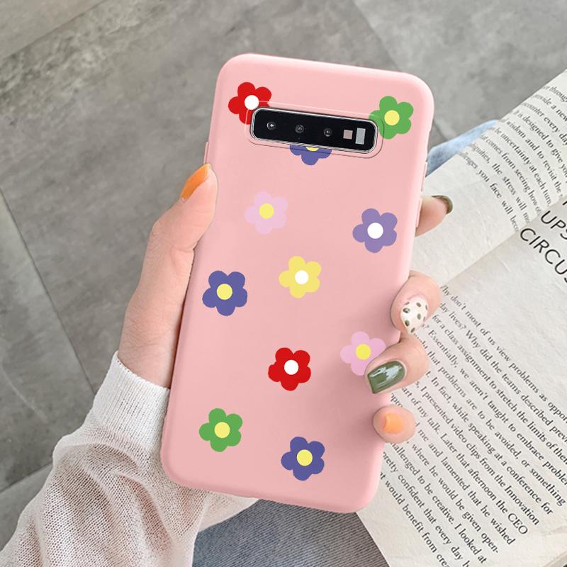 Case For Samsung Galaxy S10 Plus S 10 S10E Cover Cloud Graffiti Illustration Kanagawa Label Silicone Fundas For Samsung S10 S10e