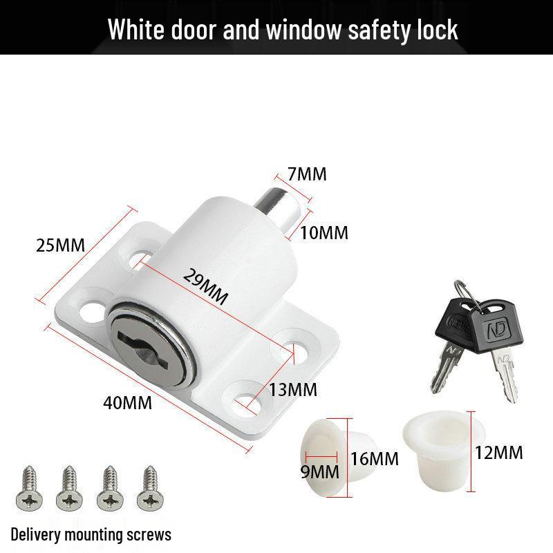 Child Safety Anti-Theft Window Lock for UPVC and Aluminum Sliding Doors