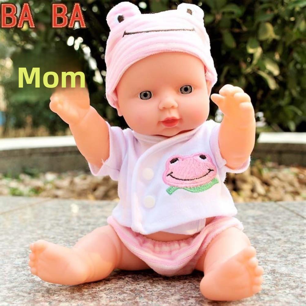 Children's Full Soft Rubber Simulation Doll Talking Baby Baby Doll Toy Doll Princess Little Princess
