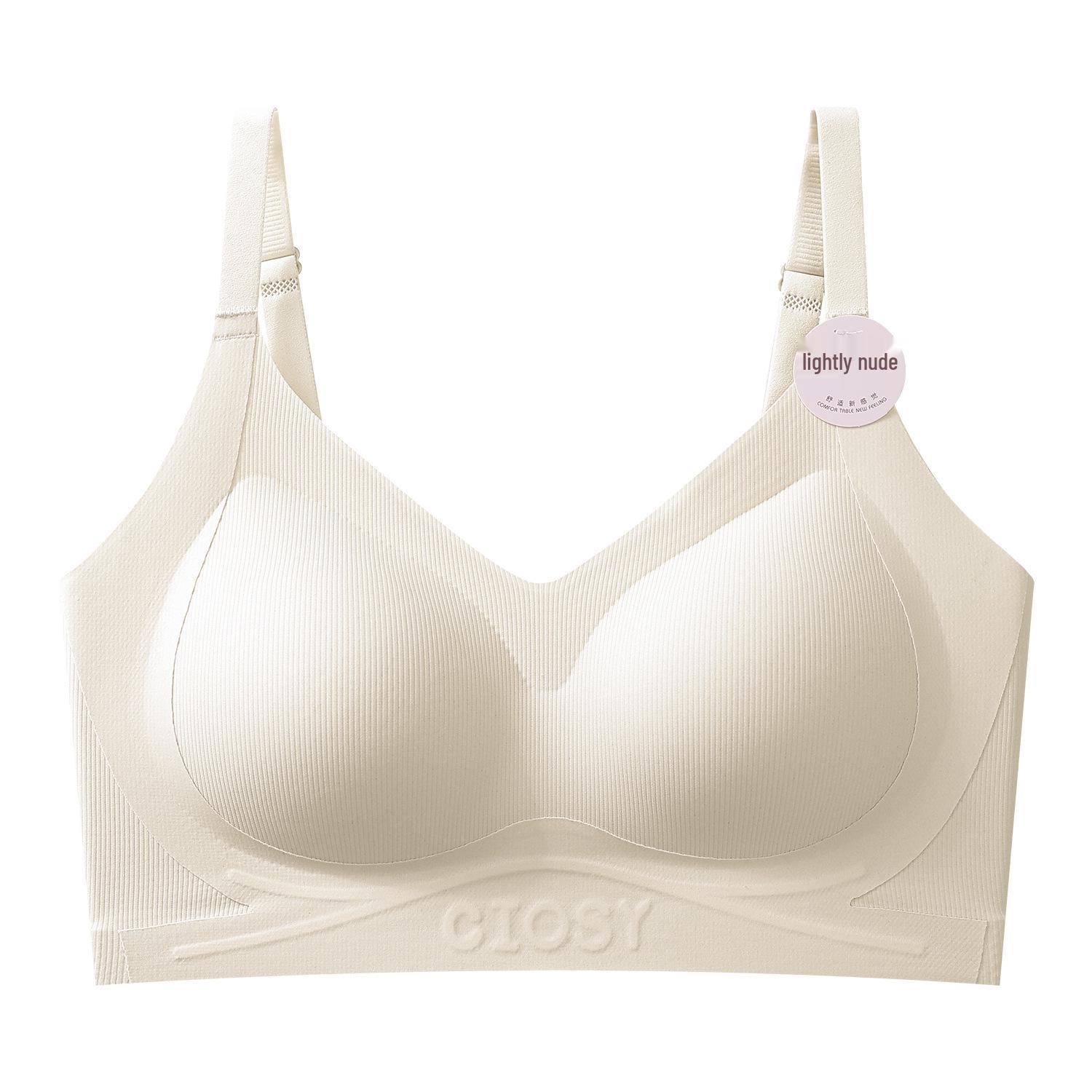 VCTEORAI Seamless Push-up Bra: Lightweight, Comfortable Anti-sag Beautiful Back Bra for Women, Spring/Summer. 2XL (115-145 jin)