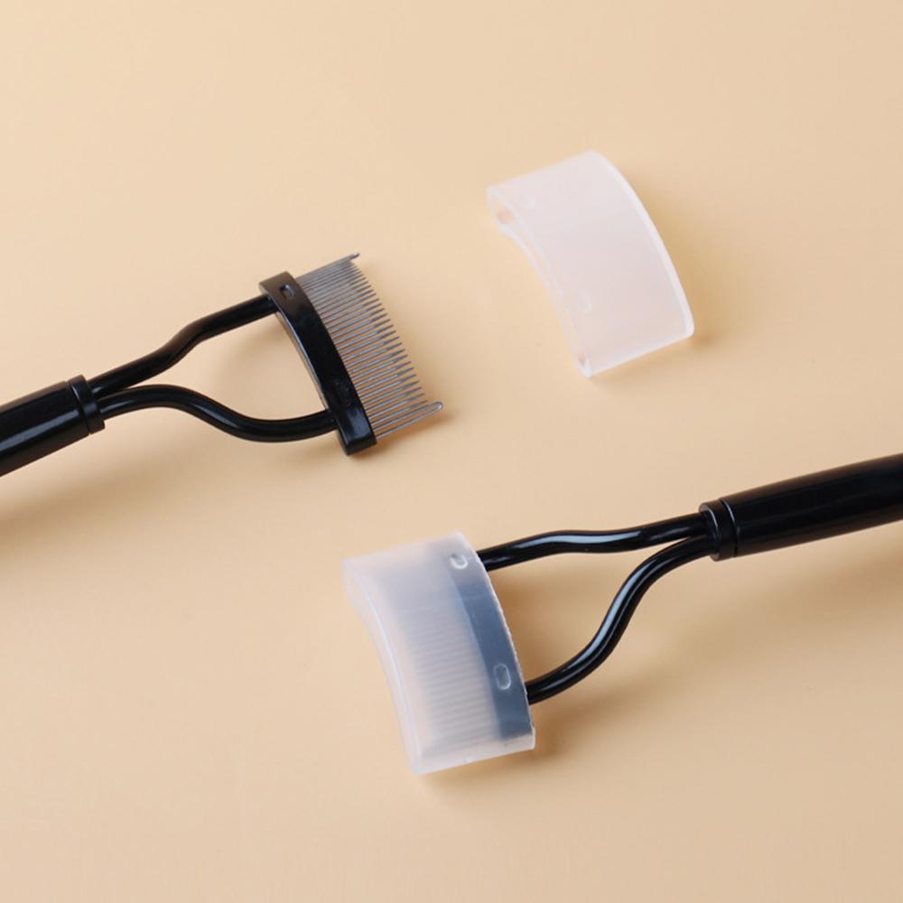 1 Piece Steel Needle Eyelash Comb, Semi-Arc Portable Grafting Eyelash Brush, Eyelash Molding Tools, False Eyelash AIDS