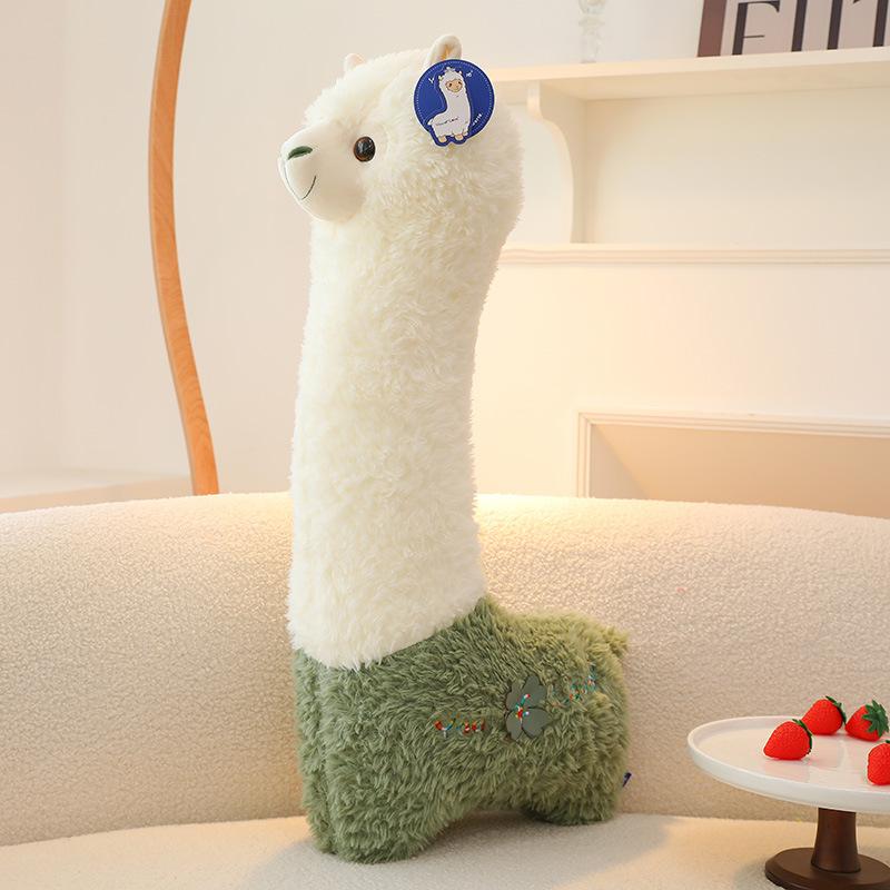 

Подушка-плед альпака длинношеяя кукла Овен подарок девушке на Циси фестиваль лечебная подушка подарок 55cm【0.39kg】